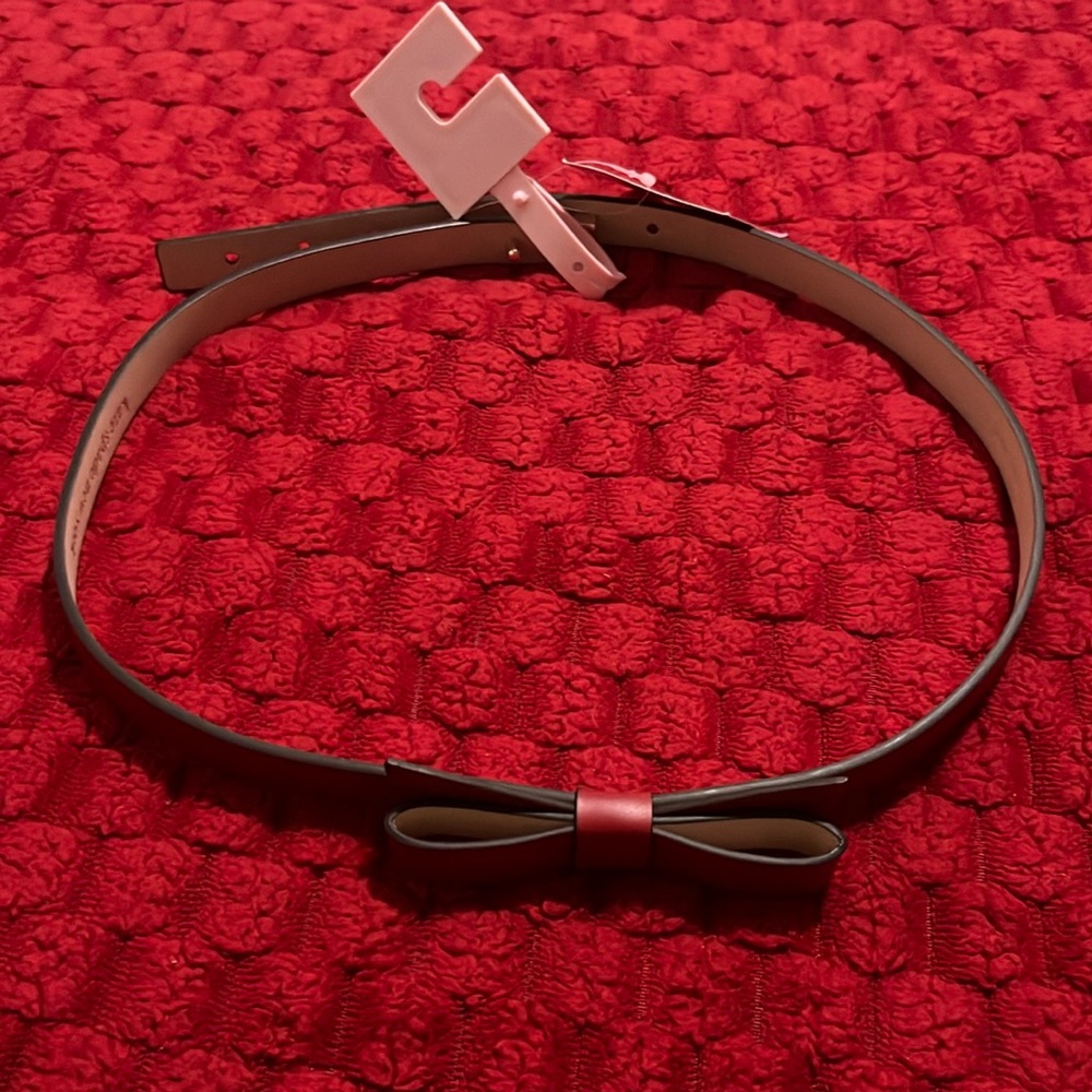 Kate Spade Red Bow Belt